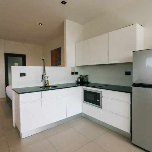 1 ห้องนอน อพาร์ตเม้นท์มีอ่างจากุซซี่ส่วนตัว